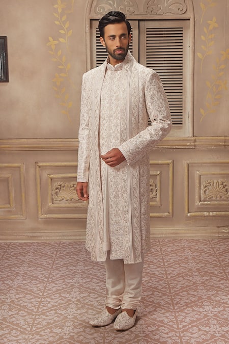 Vanshik Embroidered Sherwani Set 