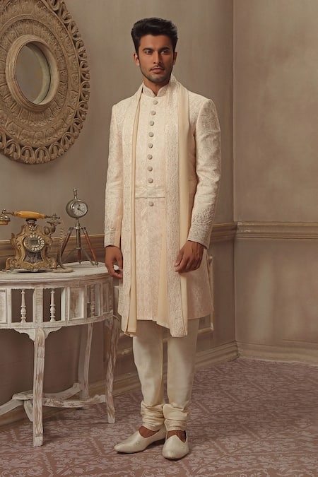 Vanshik Embroidered Sherwani Set 