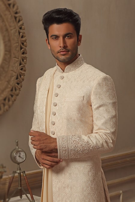 Vanshik Embroidered Sherwani Set 