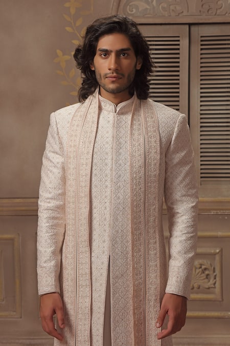 Vanshik Embroidered Sherwani Set 