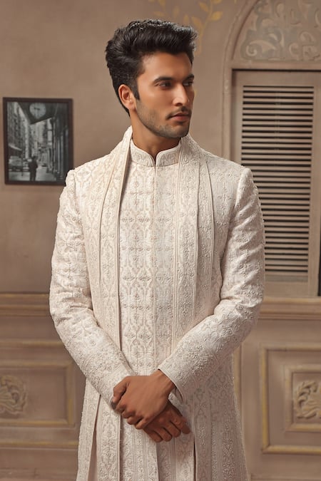 Vanshik Embroidered Sherwani Set 