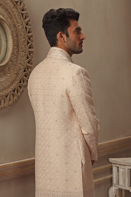 Vanshik Embroidered Sherwani Set 
