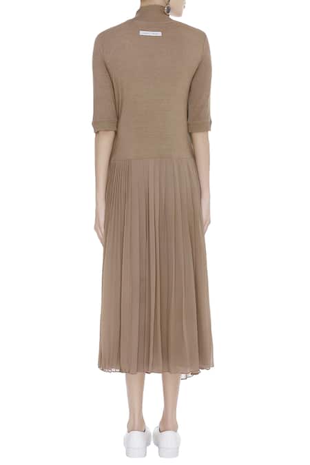 Huemn Embroidered Midi Dress 