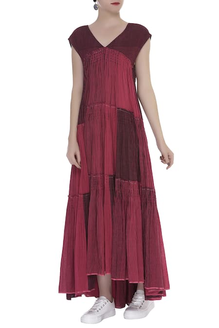 Urvashi Kaur Organic Cotton Tiered Gown  