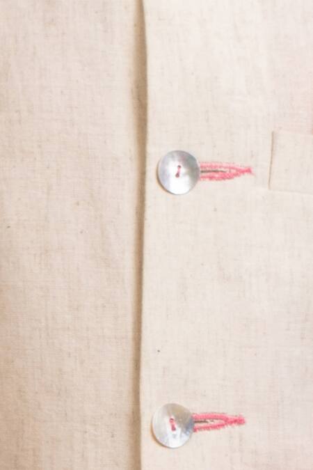 Little Stars_Pink Shaded Sherwani With Churidar _Online_at_Aza_Fashions