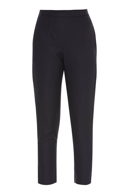 Shop Neeta Lulla Black Sequin Embroidered Front Open Jacket With Pants Online at Aza Fashions Shop_Neeta Lulla_Black Sequin Embroidered Front Open Jacket With Pants_Online_at_Aza_Fashions