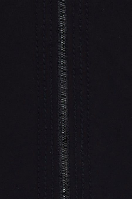 Neeta Lulla_Black Tassel Jacket With Pants_at_Aza_Fashions