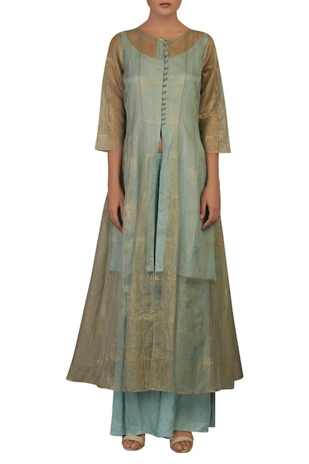 Priyam Narayan Embroidered kurta with palazzos 