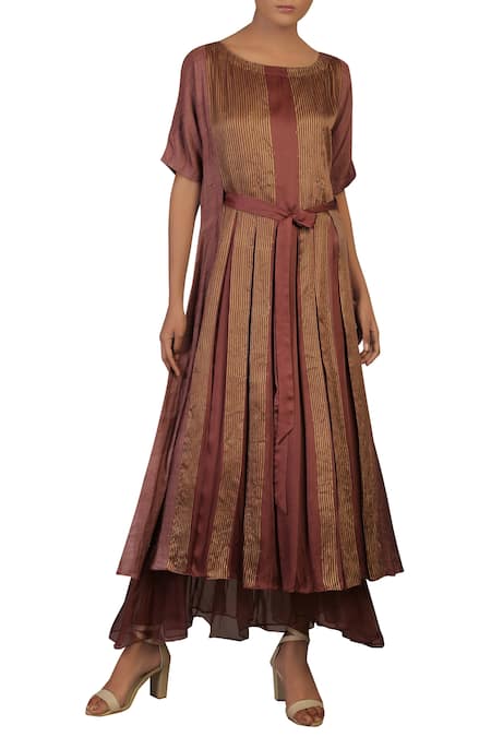 Priyam Narayan Hand embroidered dress with lining 