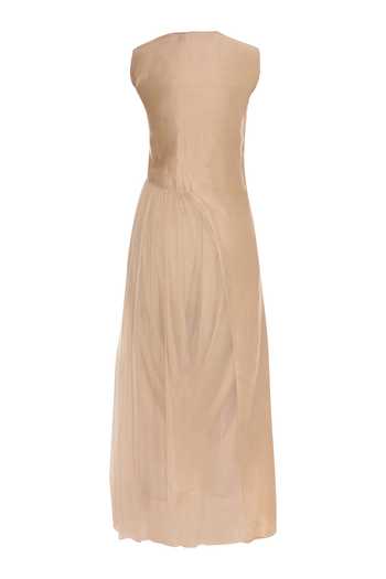 Shop Neeta Bhargava Brown Silk Embroidered Round Neckline Hand Kurta With Dhoti Pants Online at Aza Fashions Shop_Neeta Bhargava_Brown Silk Embroidered Round Neckline Hand Kurta With Dhoti Pants _Online_at_Aza_Fashions