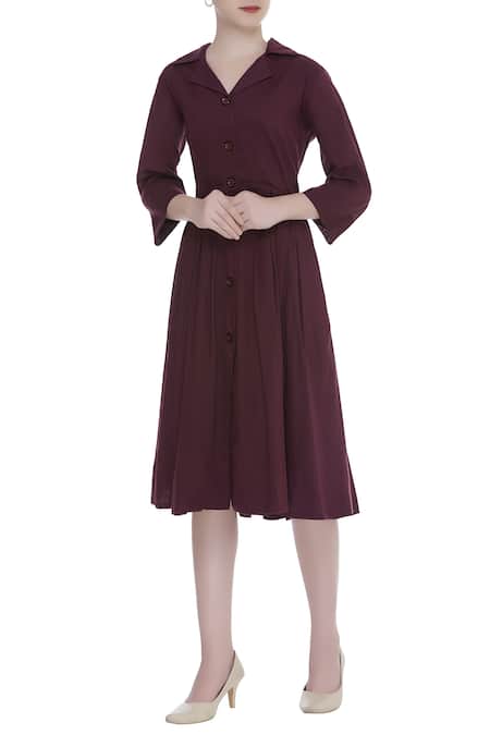 Bohame Cotton Linen Shirt Dress 