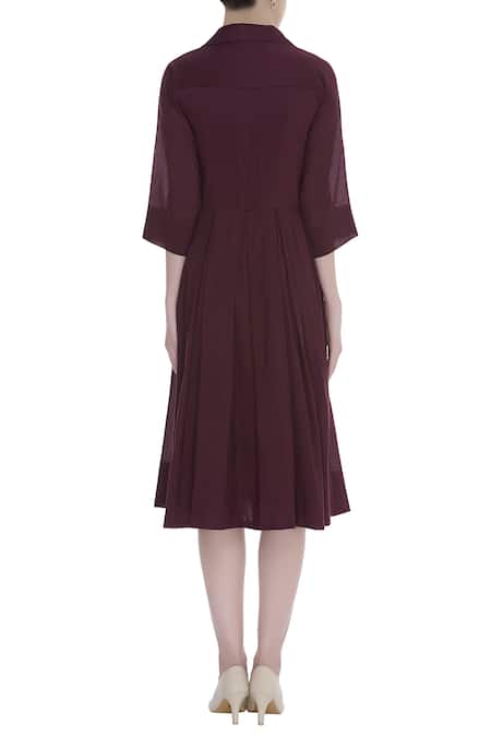 Bohame Cotton Linen Shirt Dress 