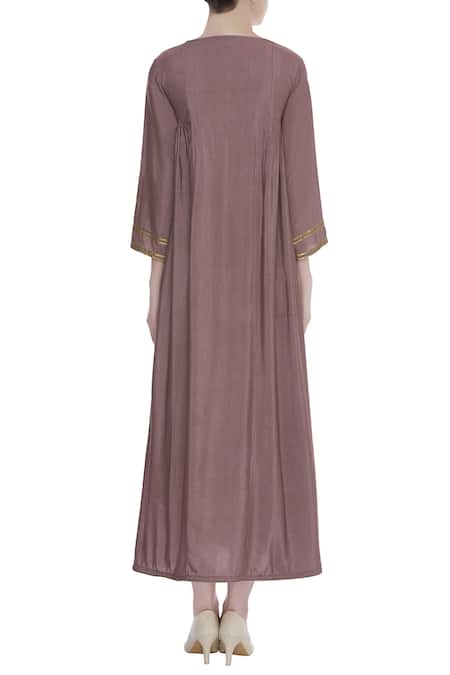 Bohame Block Print Midi Dress 