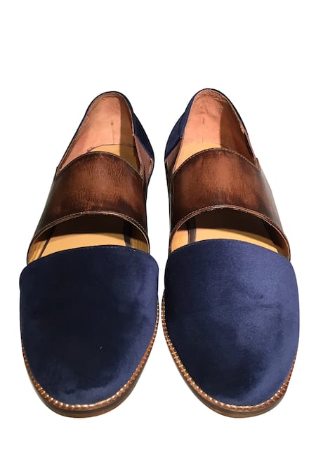 Artimen Dual Toned Cutout Loafers 