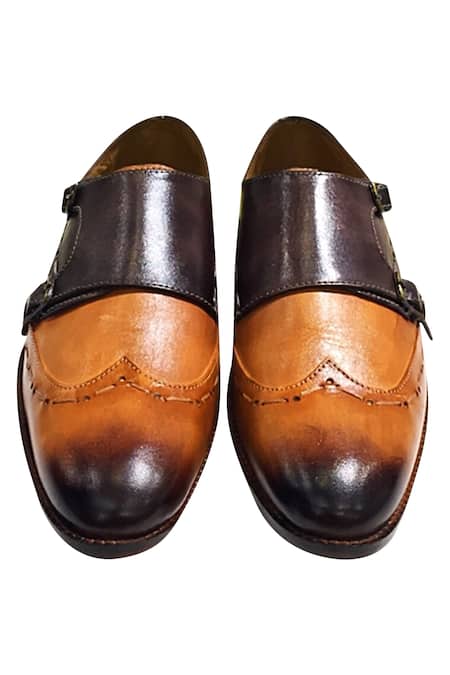 Artimen Monk Stitch Buckle Design Oxfords 
