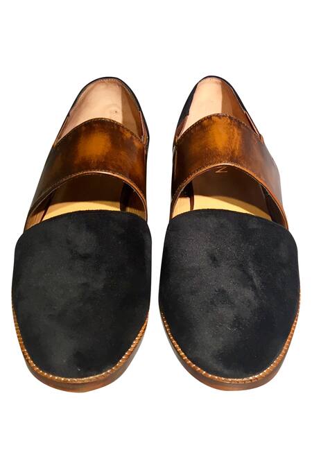 Shop_Artimen_Multi Color Plain Classic Dual Hued Shoes  _at_Aza_Fashions