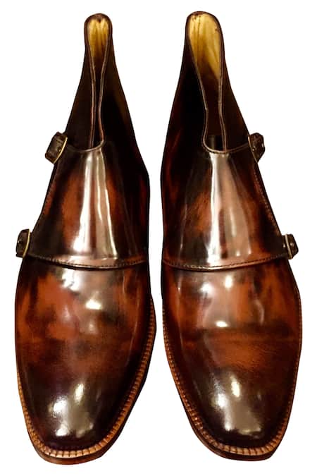 Artimen Buckle Strap Ankle Boots 