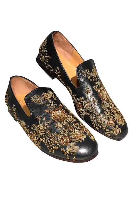 Artimen Zari Embroidered Loafers 