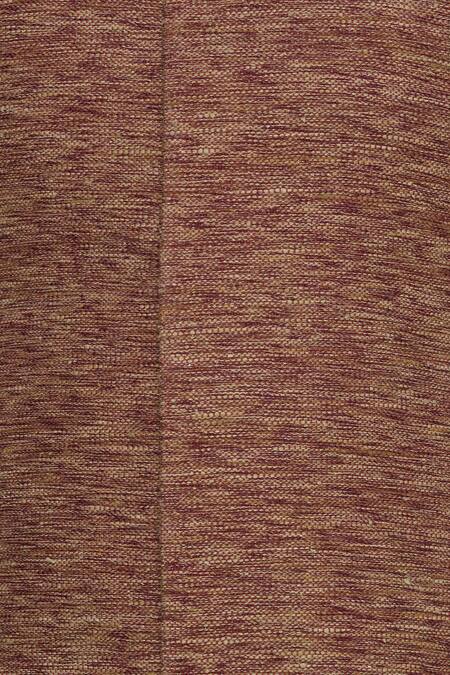 Sva By Sonam & Paras Modi_Maroon Sherwani Kurta And Dhoti Pant Set_at_Aza_Fashions