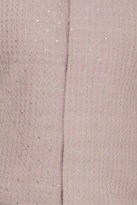 Sva By Sonam & Paras Modi Pink Raw Silk Embroidered Sequin Embellished Sherwani And Pleated Pants at Aza Fashions Sva By Sonam & Paras Modi_Pink Raw Silk Embroidered Sequin Embellished Sherwani And Pleated Pants _at_Aza_Fashions