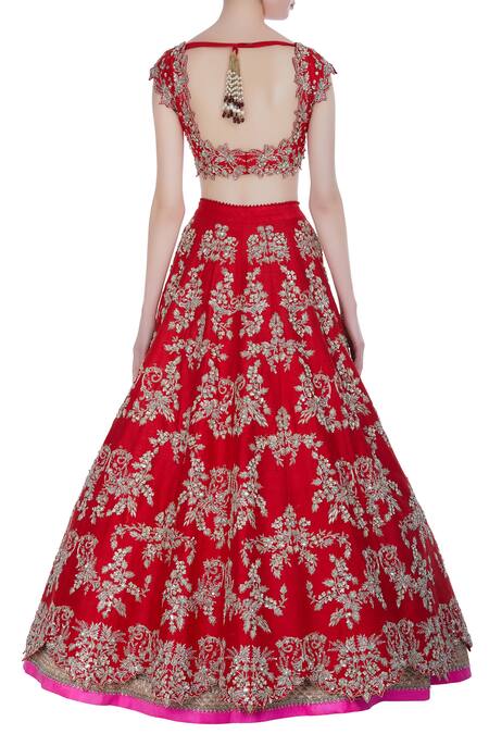 Shop Anushree Reddy Embroidered Lehenga Set at Aza Fashions Shop_Anushree Reddy_Embroidered Lehenga Set_at_Aza_Fashions