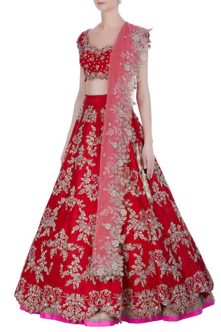 Buy Anushree Reddy Embroidered Lehenga Set Online at Aza Fashions Buy_Anushree Reddy_Embroidered Lehenga Set_Online_at_Aza_Fashions