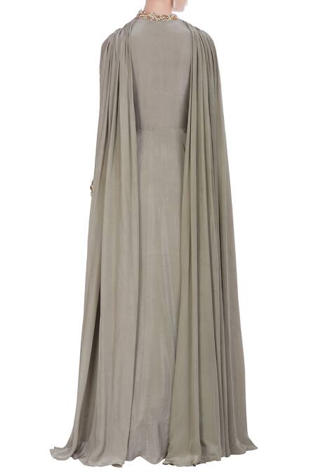 Shop Bhumika Sharma Beige Embellished Anarkali Gown at Aza Fashions Shop_Bhumika Sharma_Beige Embellished Anarkali Gown_at_Aza_Fashions