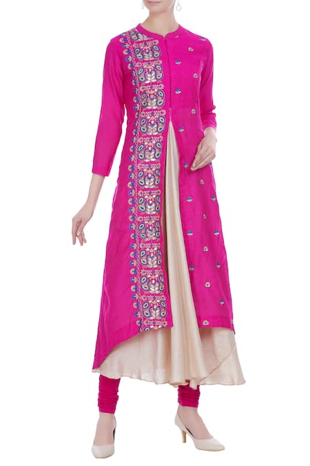 Manasi Sengupta Thread embroidered kurta set 