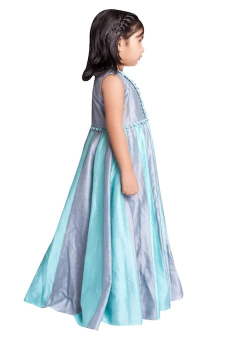 Neha Gursahani Grey Silk, Cotton Embroidery Anarkali Dress Online at Aza Fashions Neha Gursahani_Grey Silk, Cotton Embroidery Anarkali Dress _Online_at_Aza_Fashions