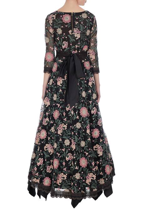 Kavita Bhartia Draped embroidered tunic with waistband 