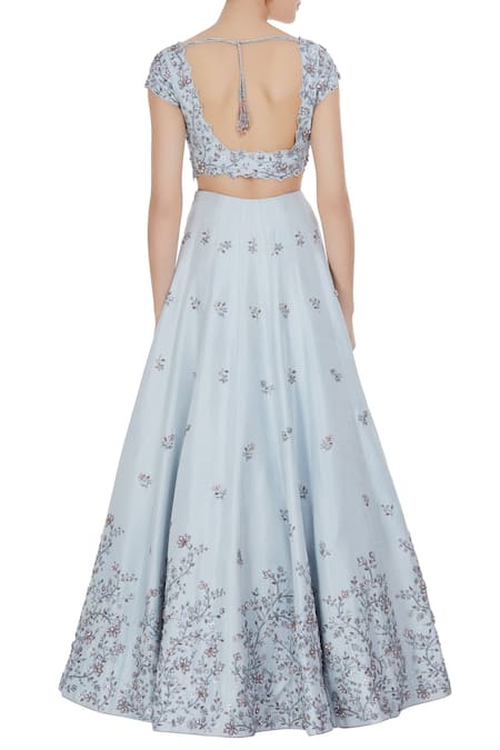 Pooja Peshoria Hand Embroidered Bridal Lehenga Set 