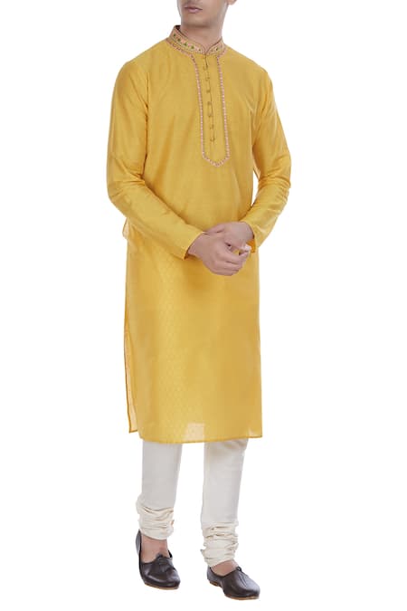 Krishna Mehta Printed kurta with button placket 