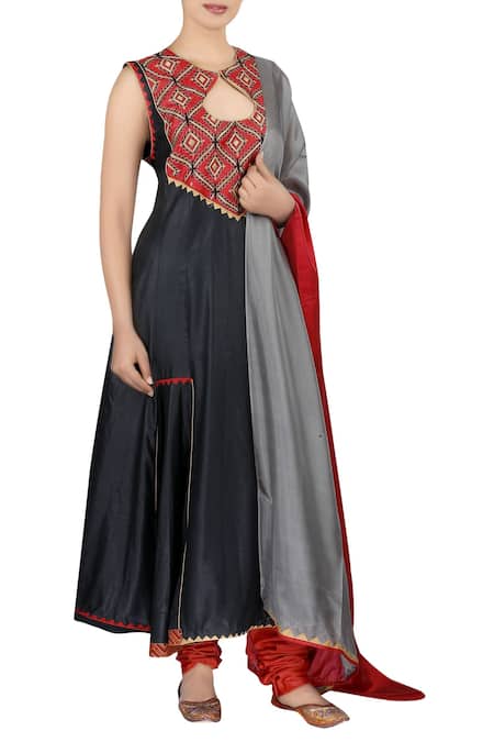Latha Puttanna Embellished Anarkali Set 