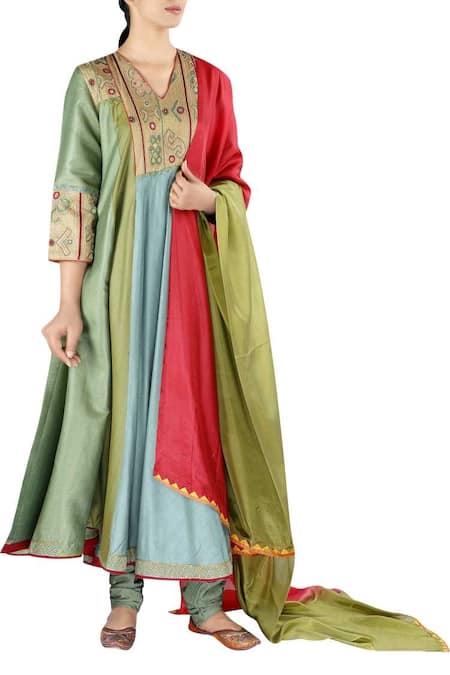 Latha Puttanna Embellished Anarkali Set  