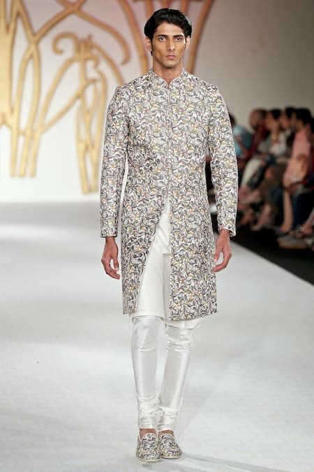 printed sherwani