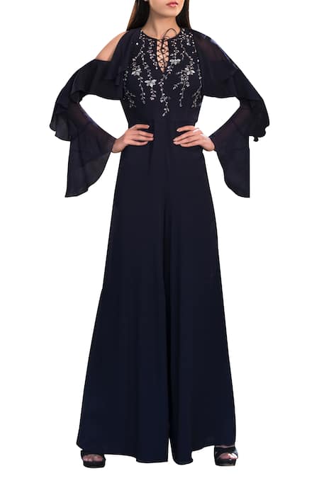 Sana Barreja Cold Shoulder Jumpsuit 