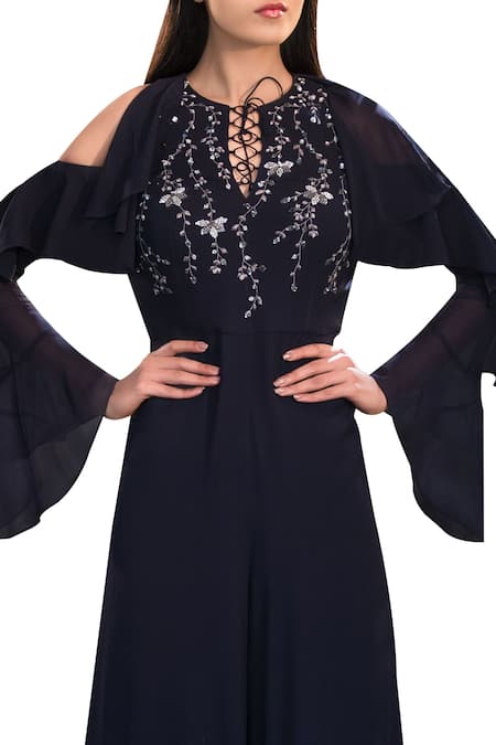 Sana Barreja Cold Shoulder Jumpsuit 