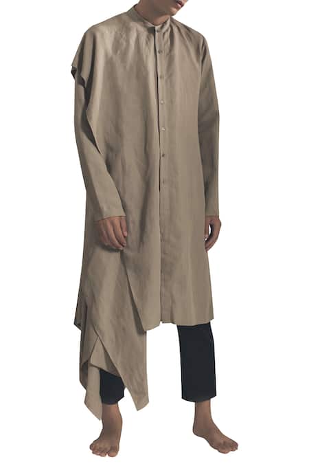 Antar Agni Side flared kurta with asymmetric hemline 