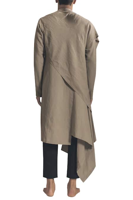 Antar Agni Side flared kurta with asymmetric hemline 