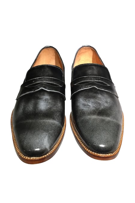 Artimen Leather D-Monk Loafers 