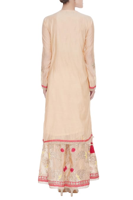 Abhi Singh Chanderi Kurta Palazzo Set 