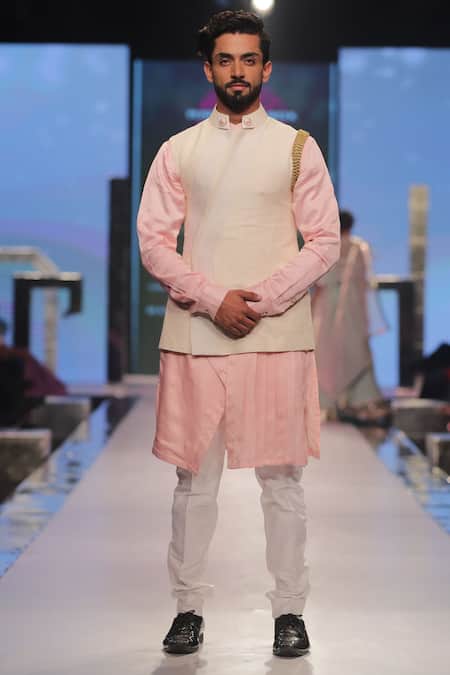 Nivedita Saboo Asymmetric Kurta Churidar Set 