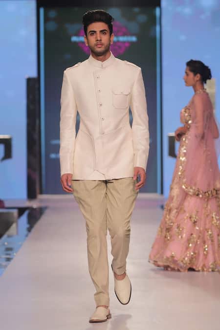 Nivedita Saboo Overlapped Bandhgala With Breeches 