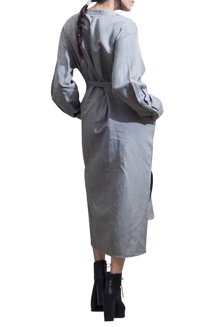 Bohame Midi dress with waistband 