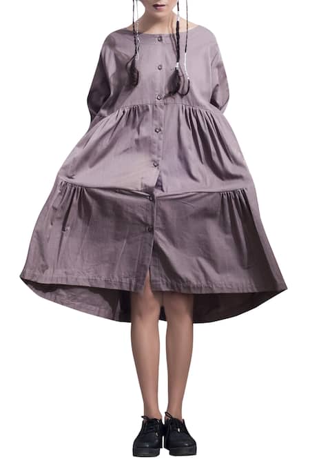 Bohame Tiered shirt dress 