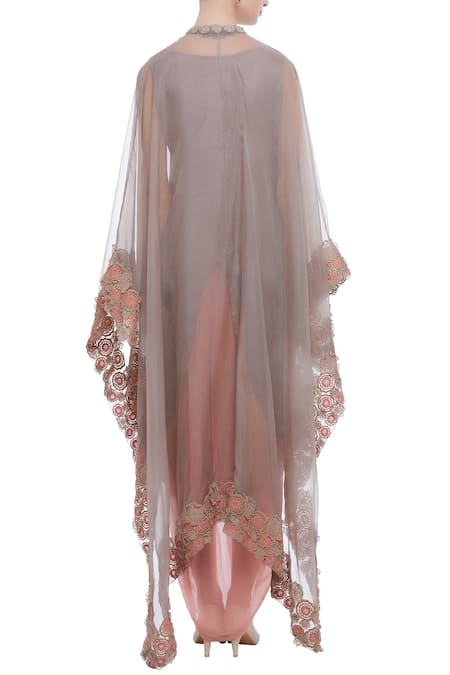 Kavita Bhartia Embroidered Cape with Tunic 