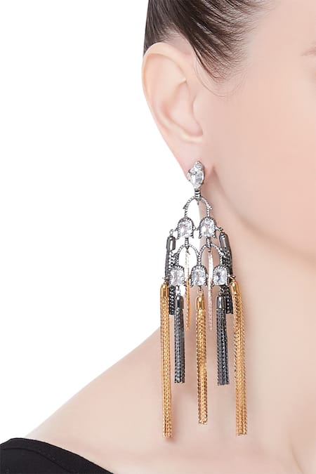 Swarovski on sale tassel earrings