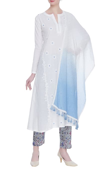 House of Kotwara Chikankari Kurta Set 