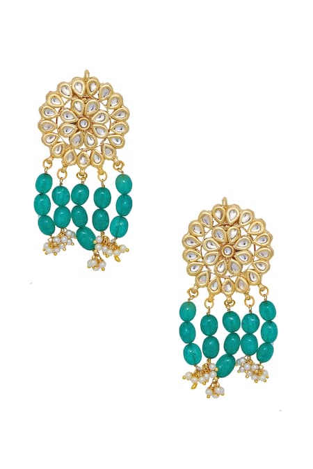 Just Shradhas Kundan Dangler Earrings 