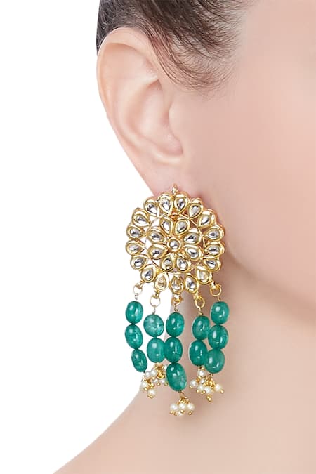 Just Shradhas Kundan Dangler Earrings 